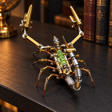 Mechanical Scorpion Model DIY Kit 3D Puzzle Cyberpunk 90 Metal Parts