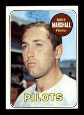 1969 Topps #17 Mike Marshall  EX/EX+ X2584606