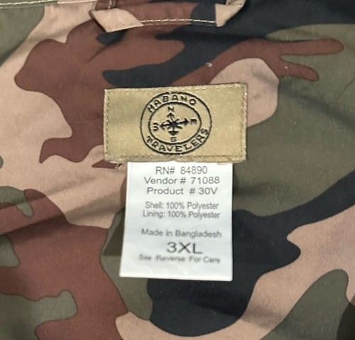 Camo Hunting Vest Size 3XL Pockets & Ammo Holders Lightweight Habano Travellers - Picture 9 of 9