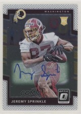 2017 Donruss Optic Rookies Auto Jeremy Sprinkle #115 Rookie Auto RC