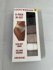 Lucky Brand 6-pack Hi-cut Underwear Size-S
