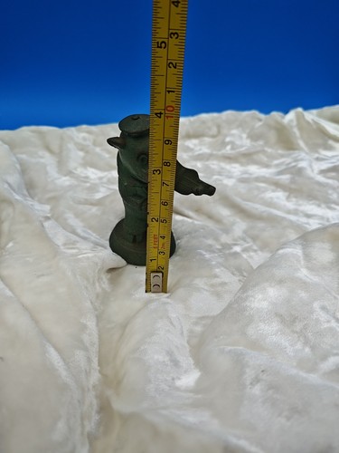 Vintage Gusseisen Schwein spielt die Geige 4" - Bild 8 von 8