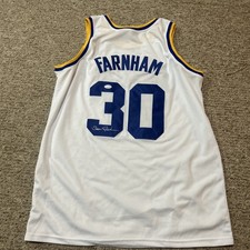 UCLA BRUINS- SEAN FARNHAM SIGNED AUTOGRAPH JERSEY ACOA COA BASKETBALL ESPN