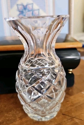 Waterford Glandore Vintage Clear Crystal Vase 5.5''