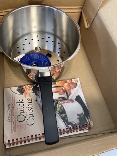 Pentola a pressione Kuhn Rikon Duromatic 3,5 L 3,3/4 QT # 3147 Svizzera - Foto 6 di 13