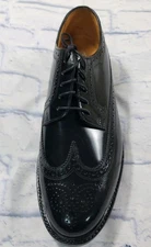LEFT SHOE ONLY Florsheim 10.5 3E Kenmoor Imperial Black Leather Wingtip Derby