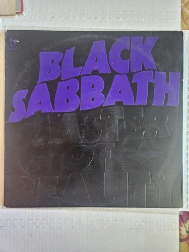 BLACK SABBATH ~ Master Of Reality LP VINYL 1971 WB BS 2562 1ST PRESS  EX/VG