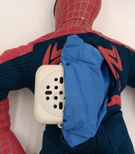 (TT1) Spider-Man My Pal sprechendes leuchtendes Auge, 2002 Toy Biz 20 Zoll Plüsch - Bild 3 von 8