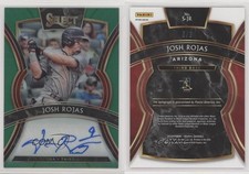 2020 Panini Select Signatures Green Prizm /5 Josh Rojas #S-JR Rookie Auto RC