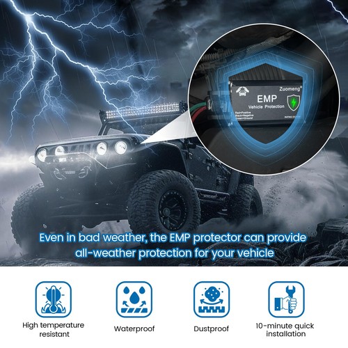 Vehicle EMP Protection, 12 Volt DC for Cars and Trucks, Lightning, Solar Flar... - Picture 7 of 7
