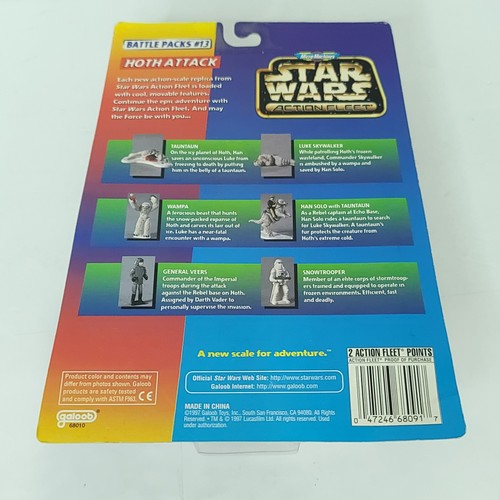Star Wars Micro Machines Action Fleet Battle Packs #13 Hoth Attack 1997 NEU - Bild 4 von 4