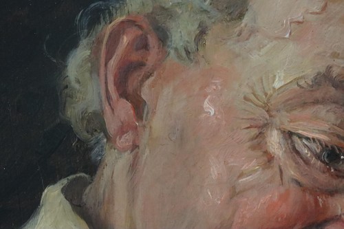 Herr bei der Weinprobe Ölgemälde signiert Otto KIRCHNER (1887-1960) (BK6791) - Bild 11 von 15