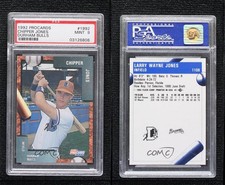 1992 Fleer ProCards Minor League Chipper Jones #1108 PSA 9 MINT HOF