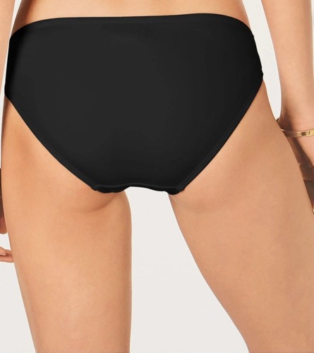 Michael Kors Women's Black Stretch Logo-Ring Bikini Swim Bottom Size Large $56 - Picture 2 of 5