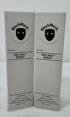 BlackMask Sea Salt Spray    Volume & 7 Fl Oz (Pack of 2)