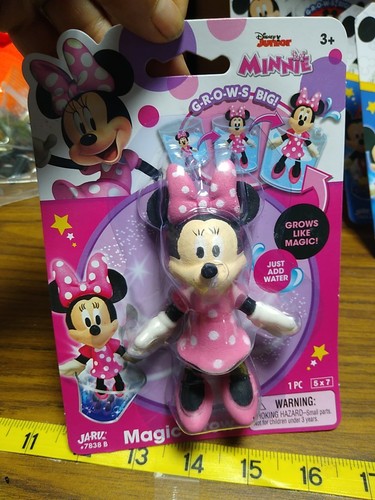 NEW JA-RU Disney Junior Minnie Mouse Magic Grow Water Growing Toy  - Afbeelding 1 van 2