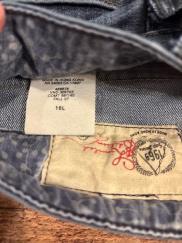 Gap Jeans Women's Blue Denim Jeans 10 L double button mid rise flap pocket - Picture 4 of 13