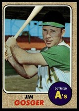 1968 Topps #343 Jim Gosger