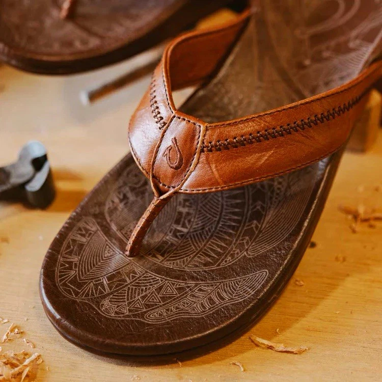 OluKai Leather Upper Sandals for Men for sale | eBay