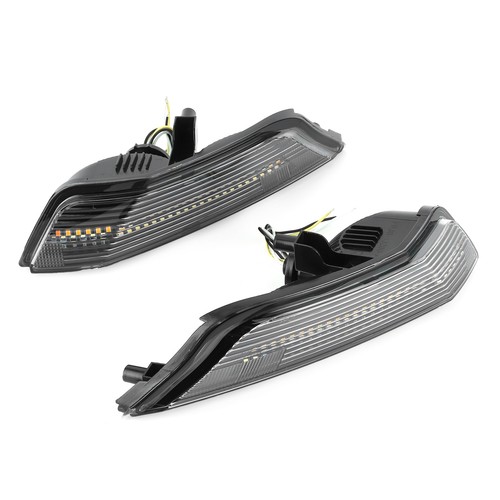 *´ 2pcs Front Turn Signal Lights LED Lamp With Water Flashing For - Picture 10 of 12