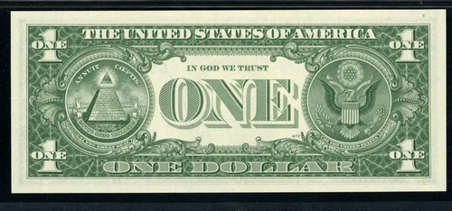 Fr. 1900-G (GC Block) 1963 $1 Chicago Federal Reserve Note PMG Superb Gem Unc 67 - Picture 2 of 2