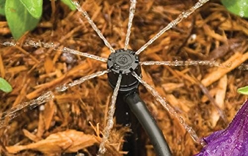 Onwon 50 Pcs 360 Degree Adjustable Water Flow Irrigation Drippers on Stake - Picture 6 of 6
