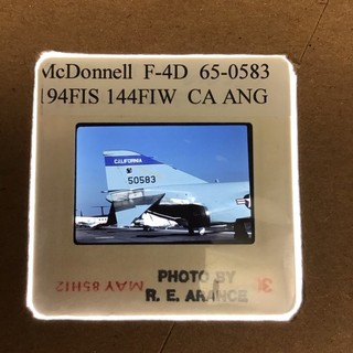 35mm SLIDE McDonnell F 4D Phantom 194FIS 144FIW CA ANG F4D230