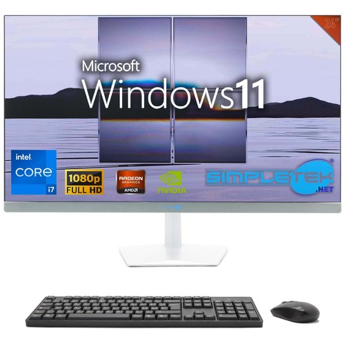 All IN One I7 24 " Win 11 RAM 16 GB SSD 2 TB Gpu Gtx1650 PC Fixed Editing Gaming - 第 3/11 張圖片