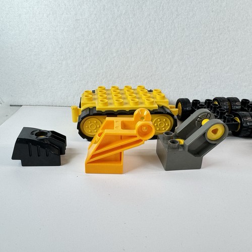 Lego Duplo Bauteile Konvolut 27 Schienen Trittflächen Räder Autos Kabine Stücke - Bild 14 von 23