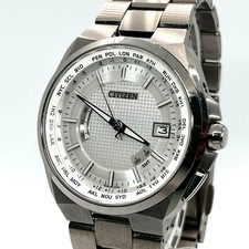 Citizen Solar Watch H145 T018548 Mens Wristwatch 40mm SS Silver wrist 17cm