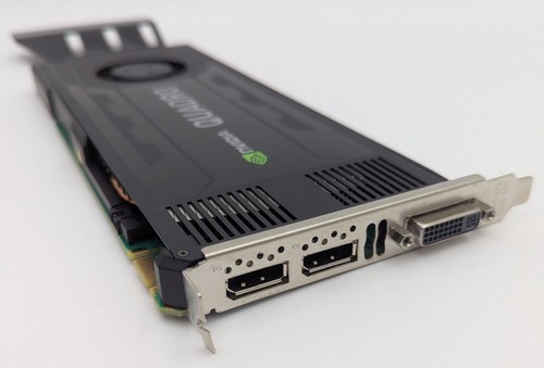 HP NVIDIA Quadro K4000 3GB GDDR5 PCI-E 2.0 x16 Video Graphics Card 700104-001 - Picture 2 of 13