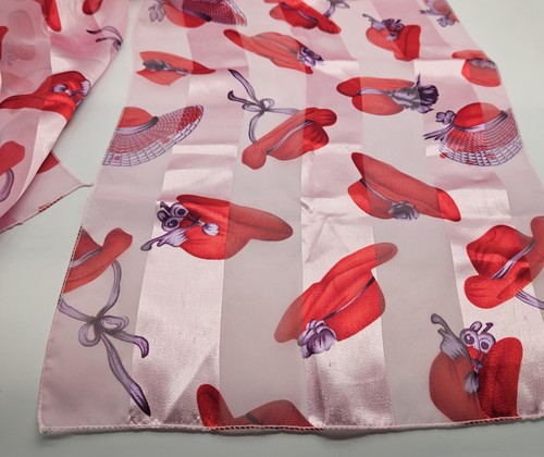 Red Hat Tea Society Silky Scarf 'Hats Off to Tea' Book Butter Cheese Spreader - Picture 7 of 9