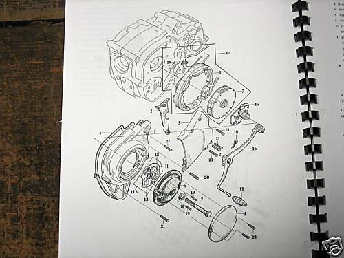 63-66 HONDA CA200 C200 C CA 200 90cc PARTS CATALOG LIST DIAGRAM BOOK - Picture 2 of 2