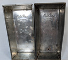 2 Bake King Steel Loaf Pans | 7 1/4" x 3 1/2" x 2 1/8" | Good Condition