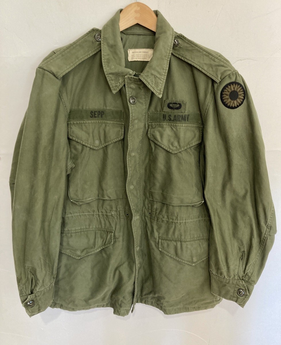 Vintage US Army M 51 Field Jacket Size Small Regular Original Patches eBay