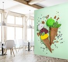 3D Avocado Cone 497 Wallpaper Mural Paper Wall Print Indoor Murals CA Coco