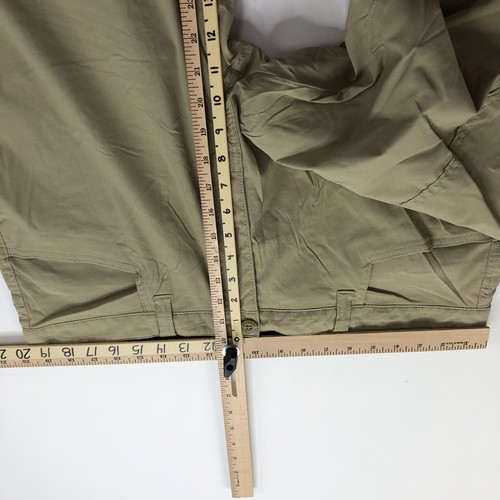 Eddie Bauer 38x30 (Fits 39W 30L) Mens Hiking Trek Nylon Cargo Pants Beige - Picture 5 of 9