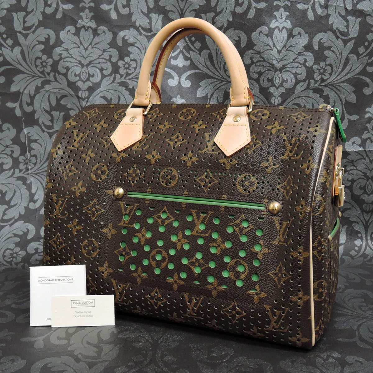 Louis Vuitton Limited Edition Monogram Canvas Perforated Speedy 30