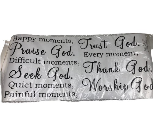 Decal Stickers Vinyl Art Words God Faith Family Praise Worship Love Hope Decor - 第 1/9 張圖片