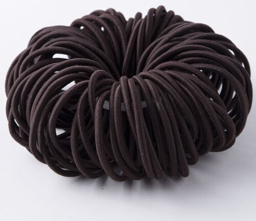 20 40pcs 4mm Thick Strong Large Endless Women Hair Elastics School Bobbles Bands - Picture 46 of 52