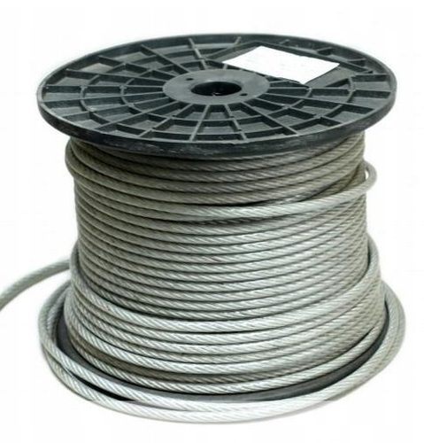 3,4,5,6,8 mm corda metallica trasparente PVC rivestita in plastica - Foto 2 di 3