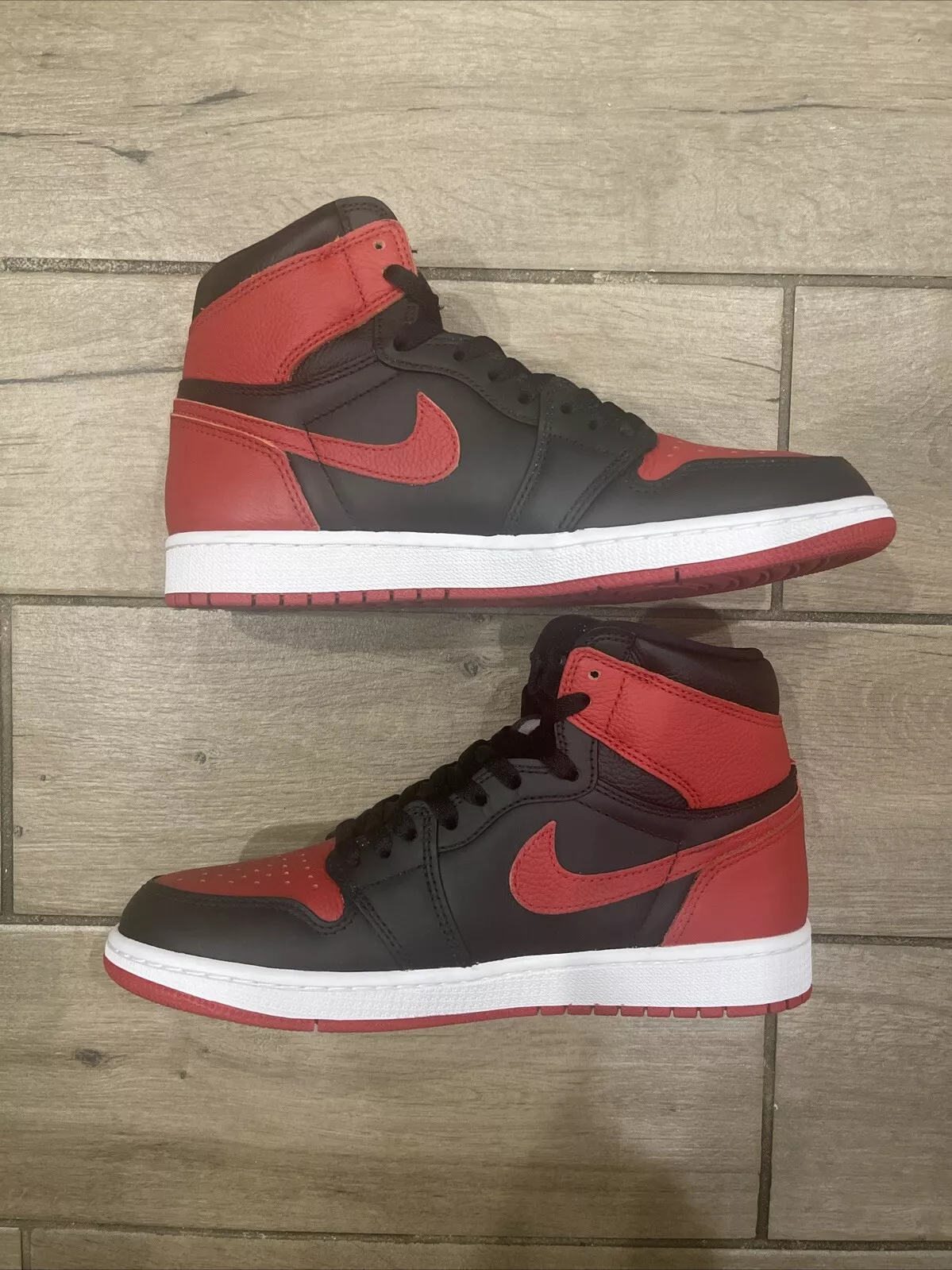 Jordan 1 Bred Banned Custom Taille 9 Yeezy Neuf Bred Toe 85 3 4 5 6 7 11 Supreme