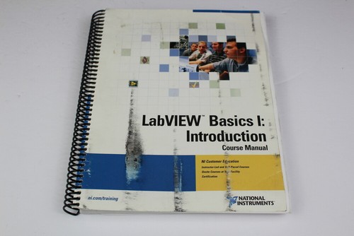 National Instruments 320628M-01 LabVIEW Basic I: Introduction Course Manual - Picture 1 of 5