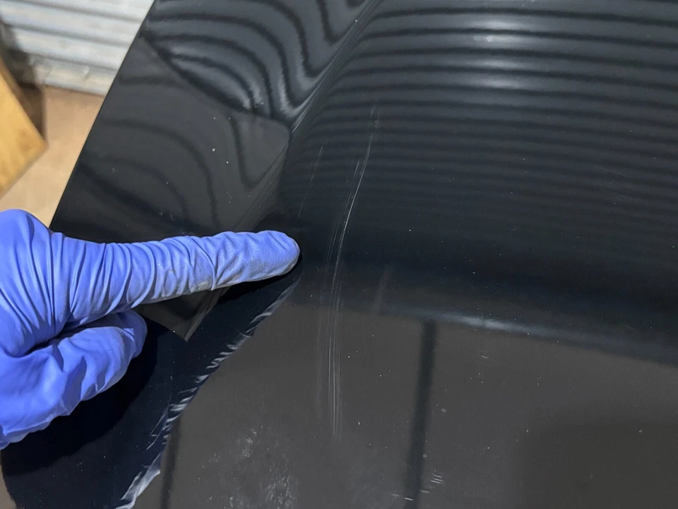 2011-2014 Porsche Cayenne Front Hood Bonnet Shell Cover Panel Black PO34 OEM Foto 3 de 4