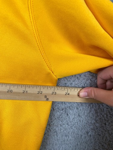 Iowa Hawkeyes Hoodie Mens Large Yellow Fleece Embroidered Pullover Stadium - Picture 9 of 11