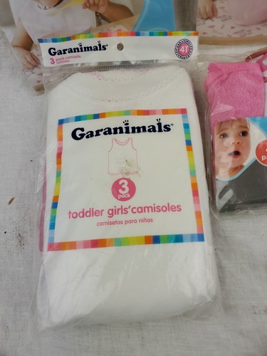 Safety 1st Disposable Placemates, Washclothes & Garanimals Girls' Camisoles (4T) - Picture 2 of 4