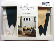 Hearth and Hand with Magnolia Flag Banner Decoration (6 FOOT LENGTH)