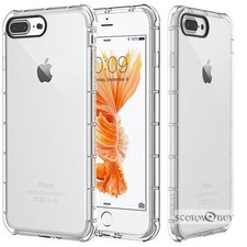 Shockproof Protective TPU Clear Case Fits Iphone 7 Plus / 6 / 6S / 8 Plus SE 5