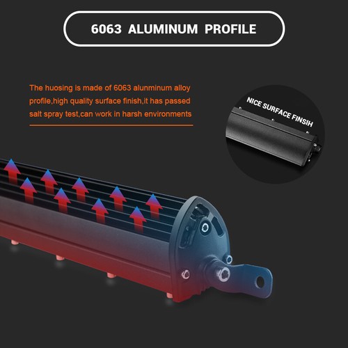 10inch 180W LED Light Bar Dual Row Spot Flood Combo Work SUV Offroad ATV UTV 4WD - Picture 10 of 15