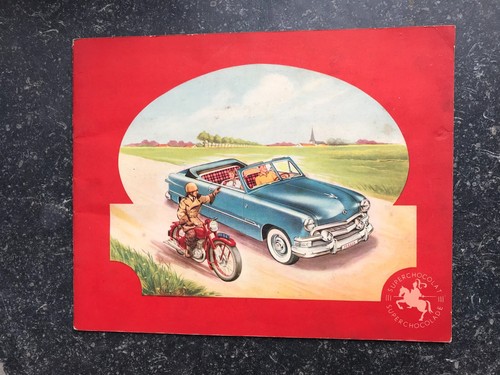 Album chromos Chocolat Jacques Inomplet automobile